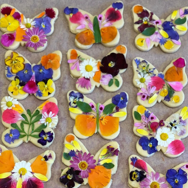 Butterfly Flower Cookies