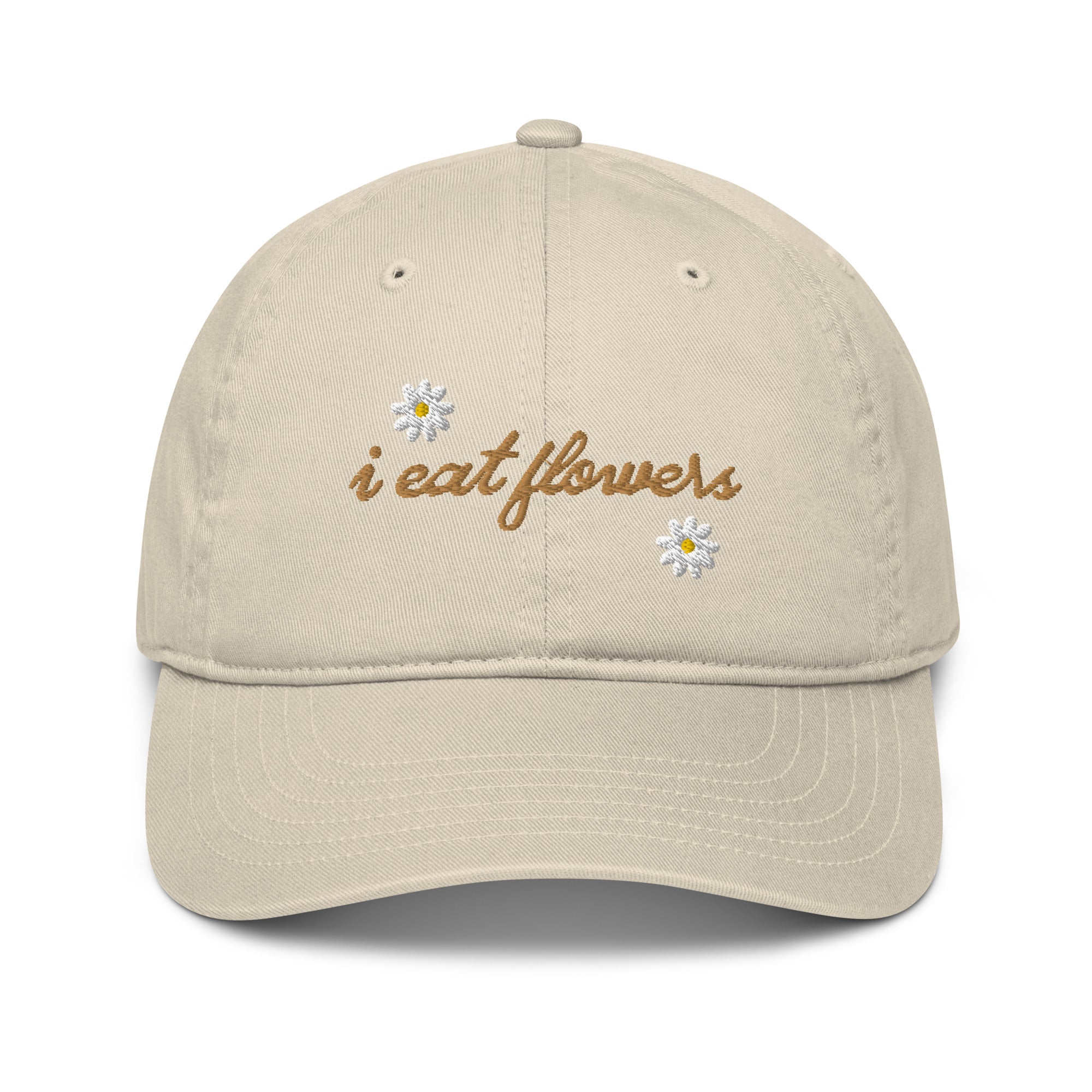 I Eat Flowers Greige Hat