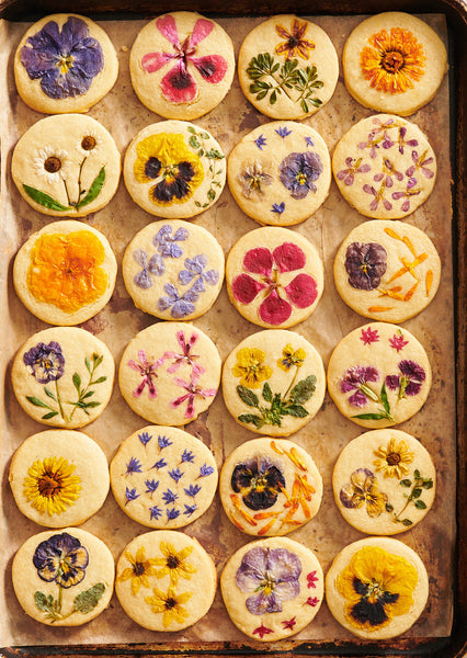 1/2 Dozen Flower Cookies