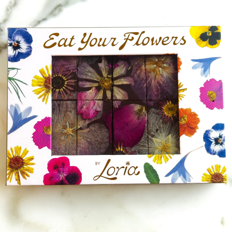 Gluten Free Pink Floral Brownies