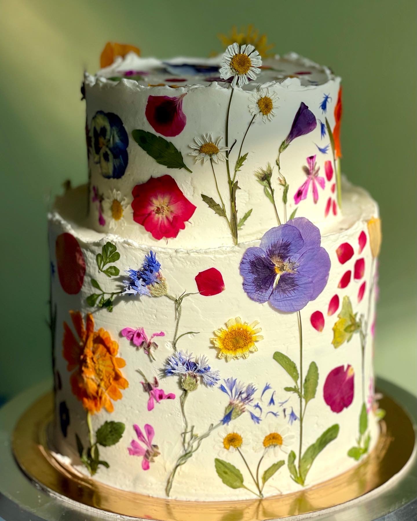 Pressed Flowers and Cake Decorating - My Cake School
