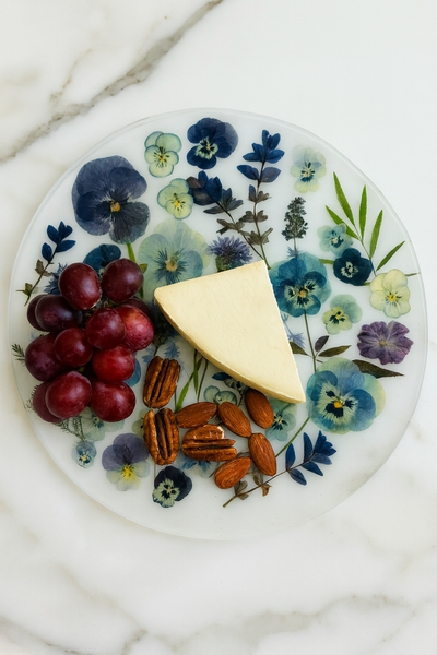 Indigo Meadow Serving Platter