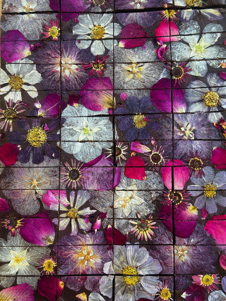 Gluten Free Pink Floral Brownies