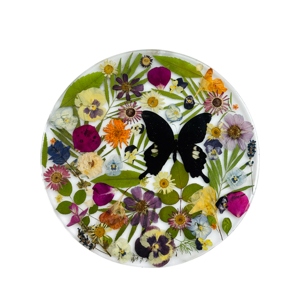 Butterfly Wildflower Serving Platter