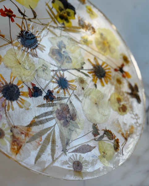 Sun Light Flower Platter