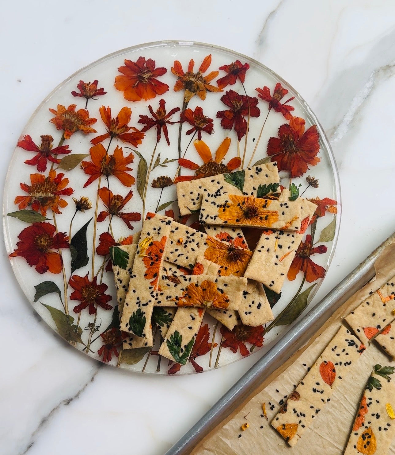 Cosmic Orange Serving Platter