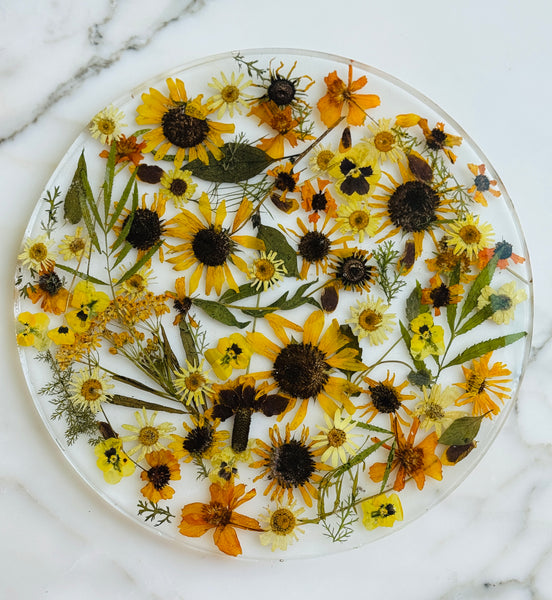 Golden Hour Botanical Serving Platter