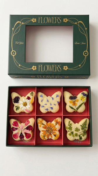 Butterfly Flower Cookies