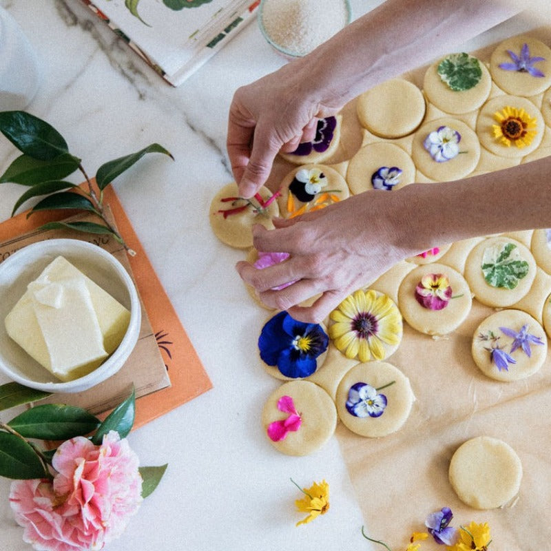 Cooking Class- Signature Flower Cookies | Eat Your Flowers by Loria